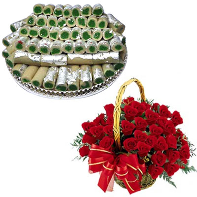 "Cashew Rolls - 1kg , Flower basket - Click here to View more details about this Product